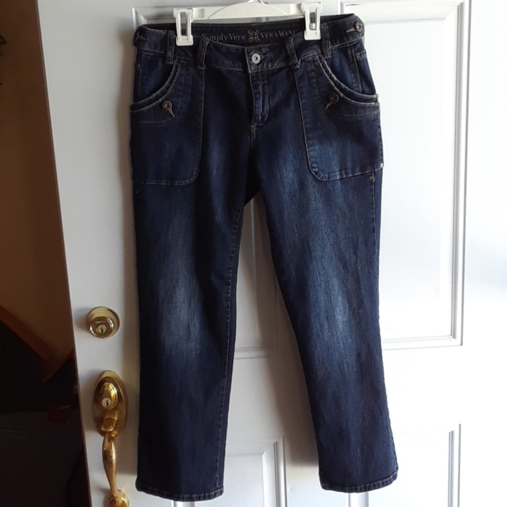 Simply Vera by Vera Wang sz 4 cropped denim jeans